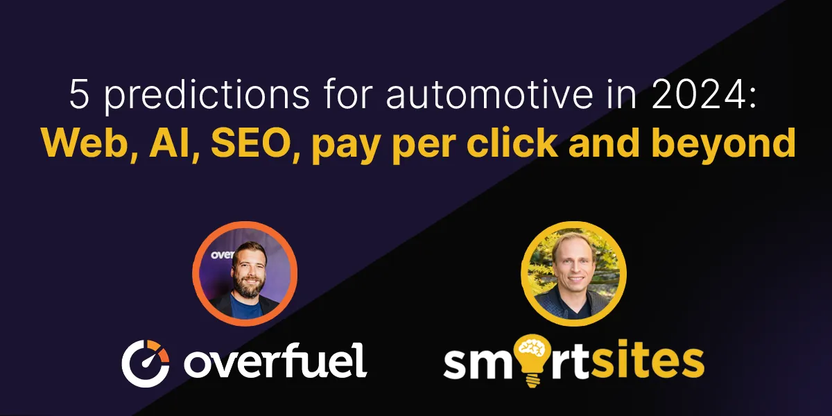 Featured image: 5 predictions for automotive in 2024: Web, AI, SEO, pay per click and beyond