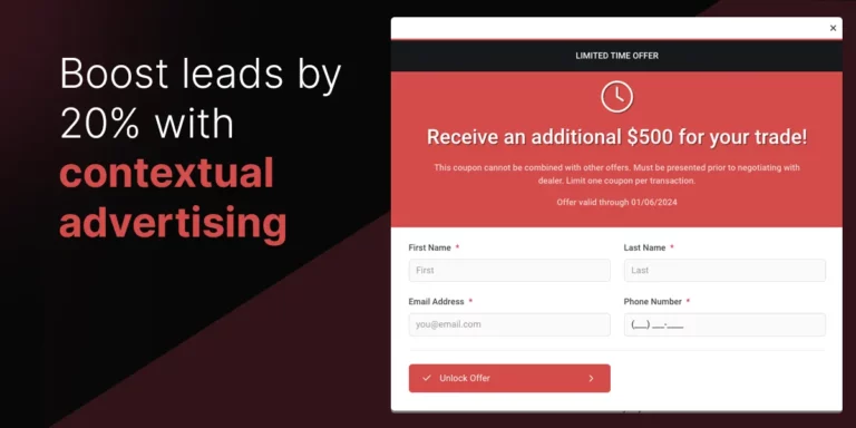 Featured image: How dealerships are boosting leads by 20% with contextual advertising and special offers