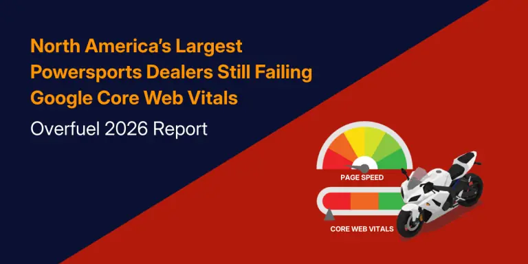 Featured image: Nearly 79% of Powersports Dealer Websites Failed Google Core Web Vitals in 2026