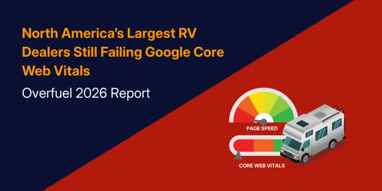 Featured image: RV Dealers Are Still Failing Google Core Web Vitals for Second Consecutive Year (2026 Report)