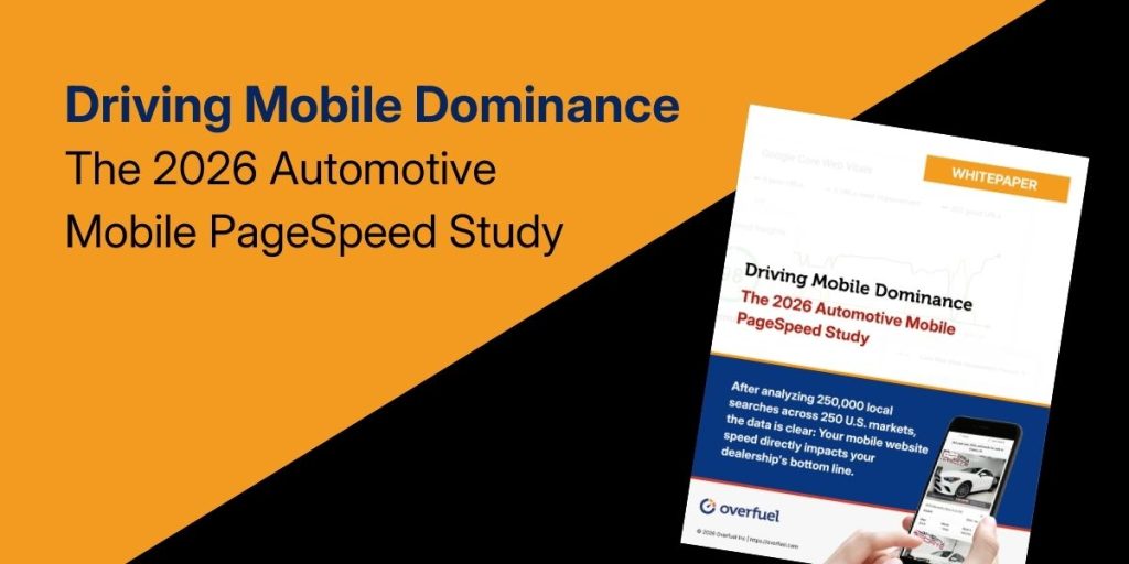 Unveiling the 2026 Automotive Mobile PageSpeed Study: Why Speed is the New Battleground for Dealership Dominance