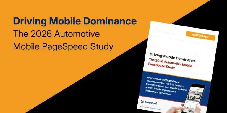Unveiling the 2026 Automotive Mobile PageSpeed Study: Why Speed is the New Battleground for Dealership Dominance