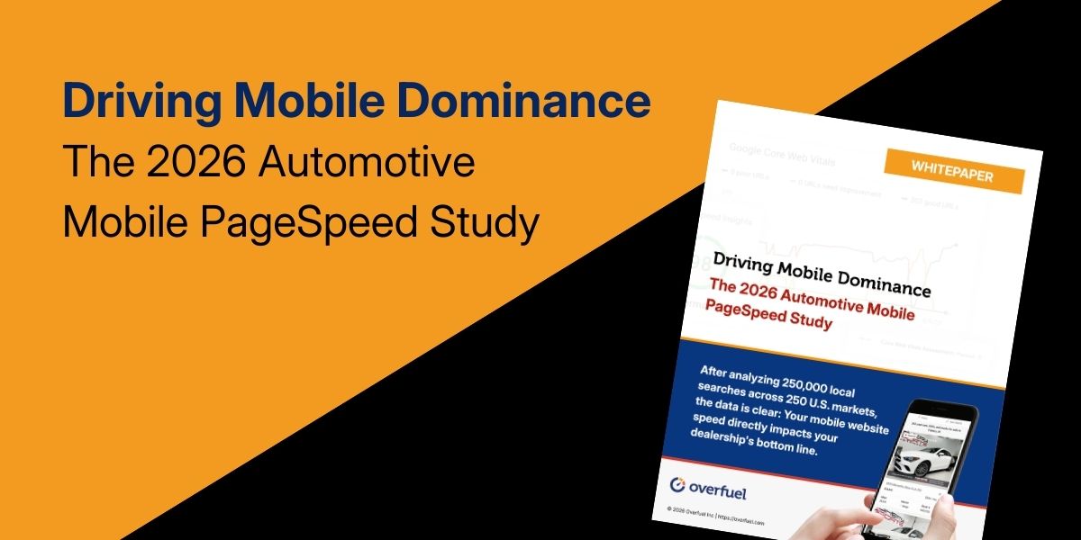 Featured image: Unveiling the 2026 Automotive Mobile PageSpeed Study: Why Speed is the New Battleground for Dealership Dominance