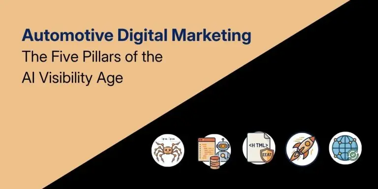 Featured image: The Five Pillars of Automotive Digital Marketing in the AI Visibility Age
